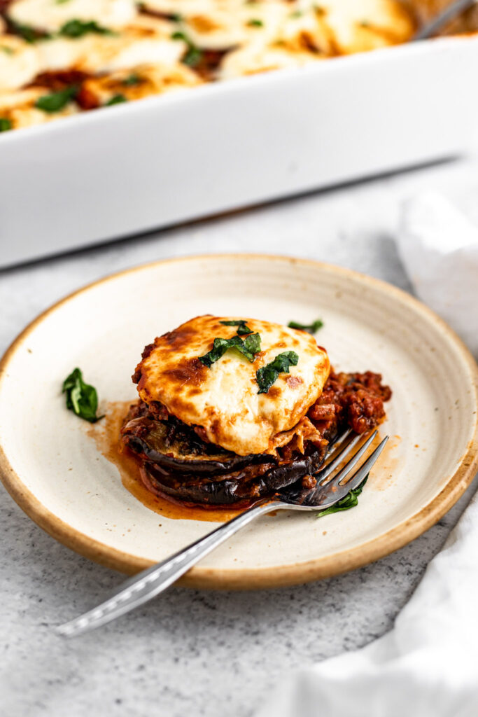 Aubergines Parmigiana au four (Comfort Food) | Dash of Honey