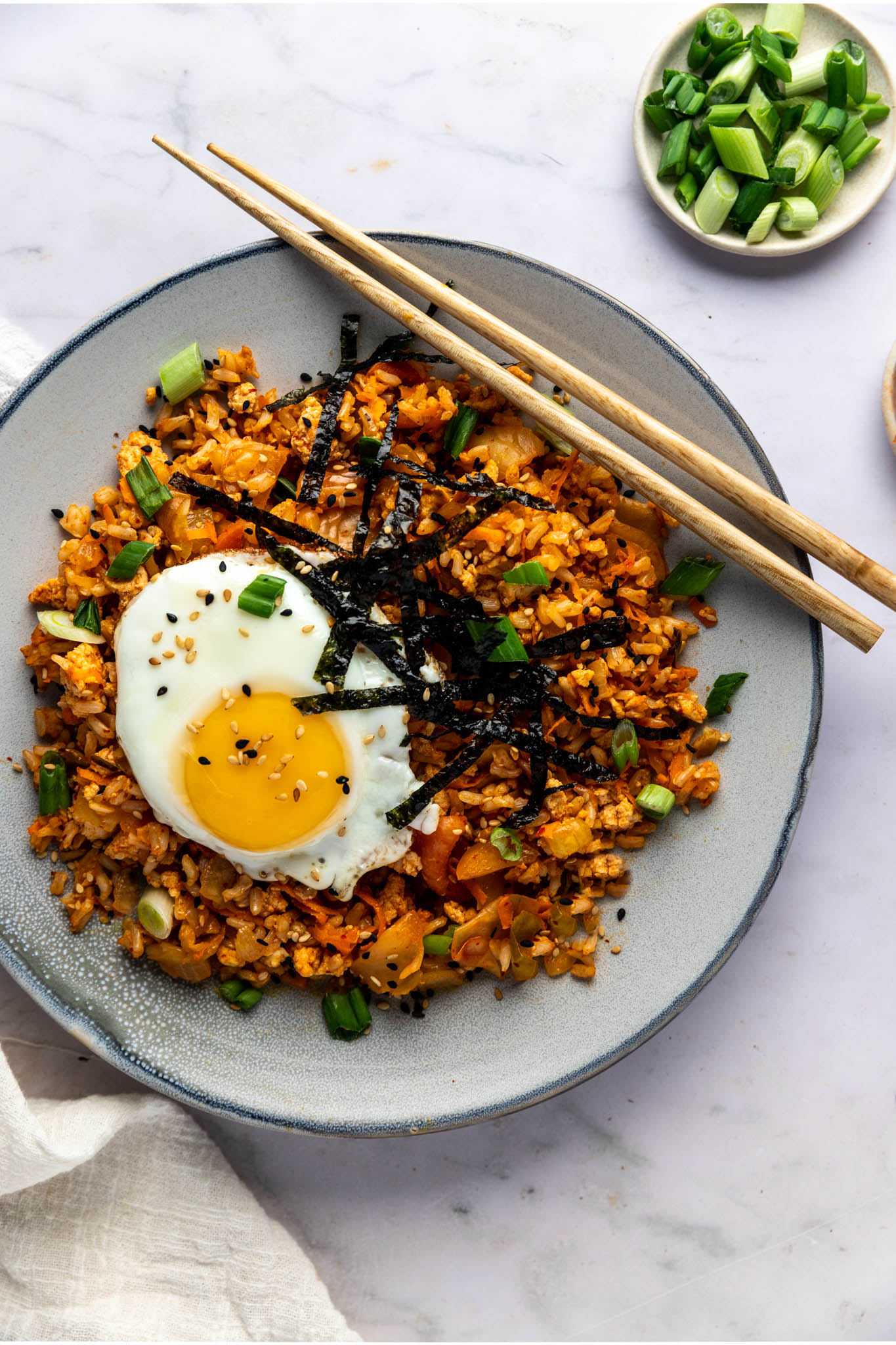 Recette - Recette pour Rice Cooker : Riz au Porc et Kimchi