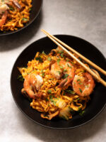 Gochujang Noodle Stir-Fry with Shrimp