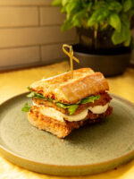 Eggplant Parmigiana Sandwich