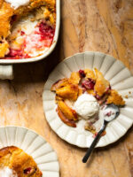 Pear and Raspberry Cobbler