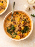 Tuscan Soup with Sausages, Potatoes, and Kale