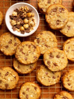 Chocolate Hazelnut Shortbread Cookies